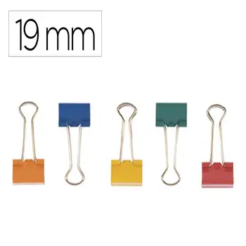 

Clip metal q-connect reversionary n.1 19 mm 10 pcs Assorted Colors 155967-KF03651