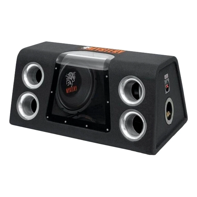 Сабвуфер автомобильный MYSTERY MBP-3000 (RCA, 800 Вт, 6 Ом, 25-140 Гц, 103 дБ, светодиодная подсветка, 30 см)