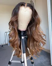 Tinashe-Peluca de cabello humano ondulado con encaje Frontal, peluca de cabello humano brasileño con cierre de 4x4 6x6, densidad del 250, 28 y 30 pulgadas