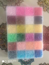 Hama-Cuentas de hierro de 72 colores para niños, Kit de cuentas de hierro, manualidades, juguete educativo, rompecabezas 3D