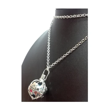 

Creatulote Caller ethnic Angel with rattlesnake, silver plated, 1 unit, 20mm, various Colour, with legend, jewelry