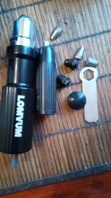 LOMVUM-taladro inalámbrico remachador accesorios, Adaptador de remaches de pistola eléctrica, herramientas eléctricas