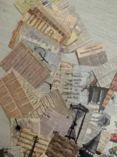 Señor papel 100 unids/caja Vintage Story Kraft papel recortes/fabricación de tarjetas/proyecto de diario DIY diario decoración tarjetas LOMO