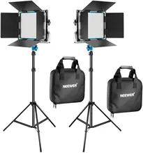 Neewer metal bi-color led luz de vídeo para youtube, fotografia do produto, fotografia de vídeo, quadro de metal durável, pode ser escurecido 660 grânulos