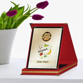 

Personalized Best Manavı Red Plaque Award Of The Year