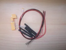 Microlitz-tira de luces LED con cable, resistor de 20cm, 8-15V, modelo DIY, 9 colores a elegir, 50/100 SMD, 10/20/0402 Uds.