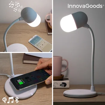 

InnovaGoods wireless LED lamp with speaker and charger Akalamp InnovaGoods