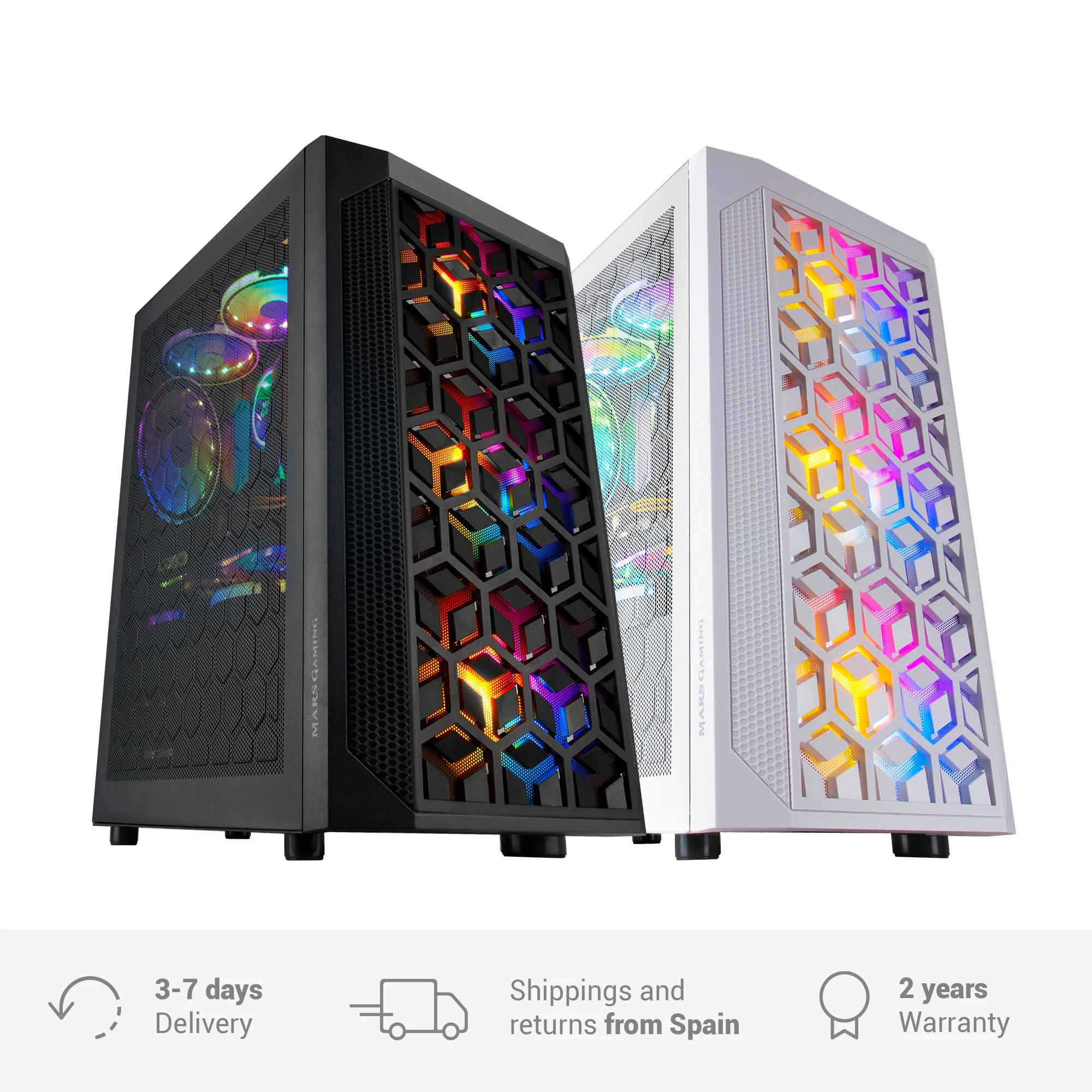 Mars Gaming MPIII750 Fuente Alimentación PC 750W ATX 85% Eficiencia 5 Años  Garantía