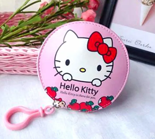 3 Hello kitty мультфильм pu кожа Монета Сумка Кошелек держатель для наушников ключ сумка XK-0862 - Цвет: 3