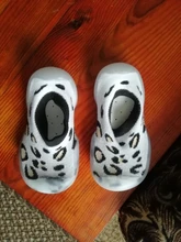 Calcetines antideslizantes con fondo suave de leopardo para primavera y verano, Color sólido, Zapatos para niño niña y niño con suelas de goma transparente para chico y bebé