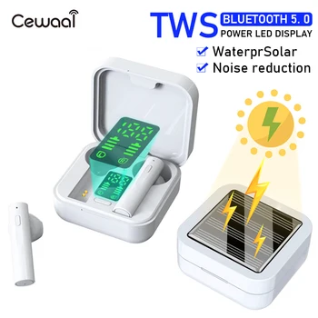

Air6 Plus Support Solar Charging Earphone Wireless TWS Bluetooth Earphones for IPhone Samsung Xiaomi Smartphone Earbuds Headset
