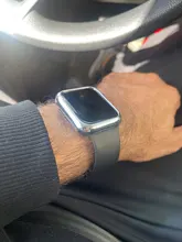 URVOI-funda para Apple Watch series 4 5 6, cubierta de marco de plástico duro brillante galvanoplastia para iWatch slim fit Ultra-funda fina
