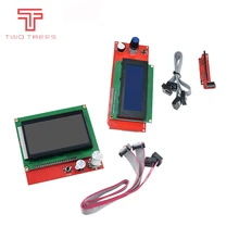 1 pçs 2004 lcd 12864 display impressora 3d reprap adaptador inteligente controlador de rampas reprap 1.4 1.6 mega2560 placa 2004lcd controle