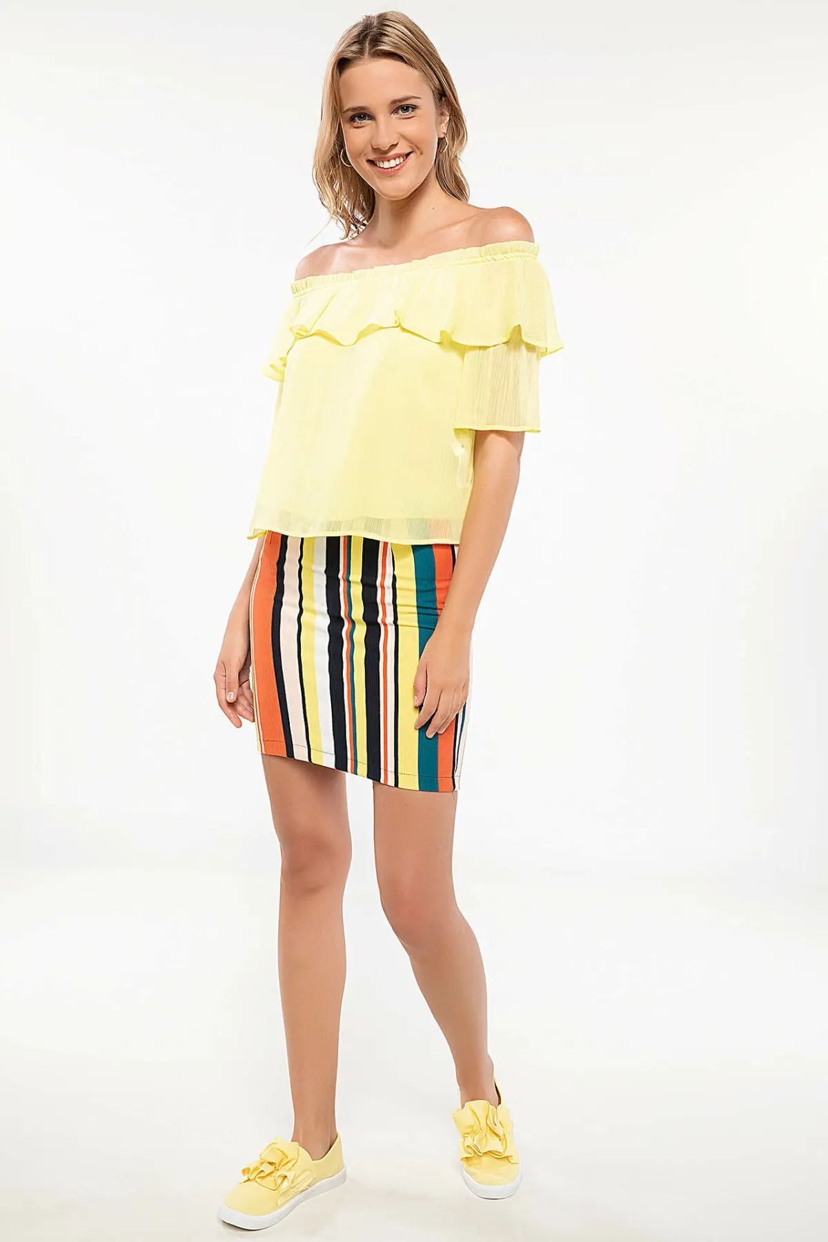 DeFacto Mädchen Rock - Stylischer Winterrock Für Junge Fashionistas