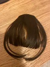 LVHAN-flequillo de aire puro, extensión de cabello sintético, Natural, negro, marrón claro, marrón oscuro, negro, fibra de alta temperatura