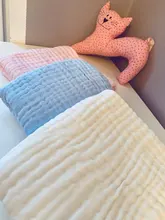 Pañal de muselina para bebé, Manta de bambú para recién nacido, Manta de algodón para recién nacido