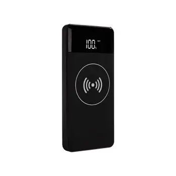 

External Battery with wireless charging Hoox aura 10000 Black