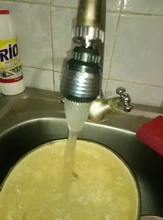 Faucet WATER-FILTER Connector Diffuser Nozzle Shower Adjustable Kitchen 2-Modes 360-Degree