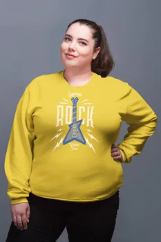 

Angemiel Wear Legend Rock Yellow Women Sweatshirts