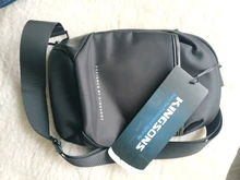 Kingsons-Bolso cruzado multifunción antirrobo para hombre, bolsas de mensajero de hombro, impermeable, de viaje corto