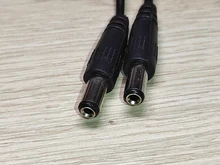 Cable divisor de potencia de 2,1x5,5mm para cámara CCTV, accesorios de seguridad DVR, tira de luz LED, CC 1 hembra a 2 macho