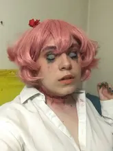 2 uds. De lentes de contacto de Color para Halloween, Cosplay de Anime, lentillas de ojos góticas, Manson de colores blanco, negro y rojo, lentes de contacto