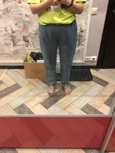 Pantalones vaqueros de estilo Boyfriend para mujer, pantalón de cintura alta, suavizante de talla grande, pantalones bombachos vaqueros de longitud completa, Retro Azul, gris, 4xl, 5xl