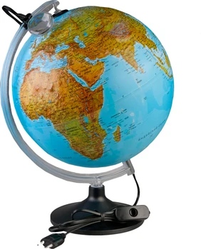 

Globe embossed with illumination D = 30 cm in Italian