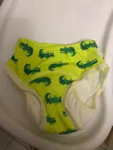 Pañales de tela reutilizables para entrenamiento de bebé, ropa interior lavable, bragas de pañales impermeables