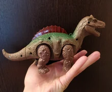 Dinosaurio eléctrico que camina, juguete de dinosaurios brillantes con sonido, modelo de animales para niños, regalo interactivo