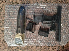 Cortadora de pelo eléctrica profesional para hombres máquina de cortar el pelo recargable por USB de poco ruido, cuchilla de cerámica, para niños