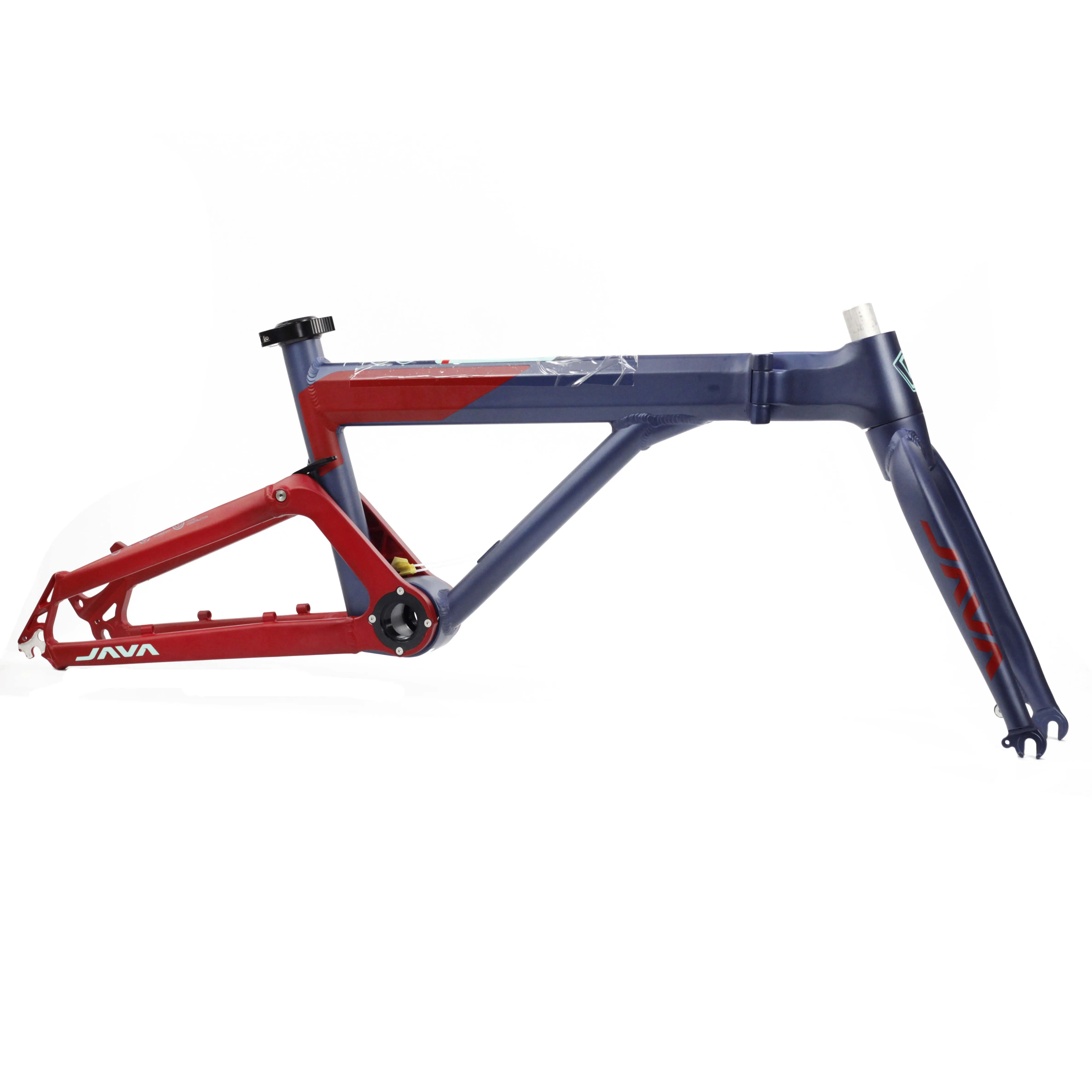 Cheap JAVA NEO2 Aluminum Folding Bike Frame Fork 20" 406 451 Frameset Disc Brake Foldable 5