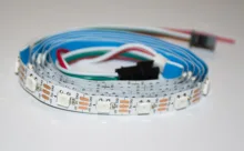 Strip-Light Led-Light-Strip Addressable WS2812B Black White Individually 67 PCB IP30