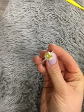 De Lujo mujer chica de cristal anillo de piedra de circonia cúbica bohemios plata Color blanco rosa amarillo anillo promesa anillos de compromiso para las mujeres