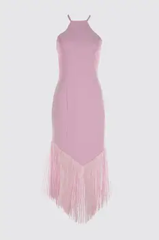 

Trendyol Tassel Detail Dress TPRSS20EL2839
