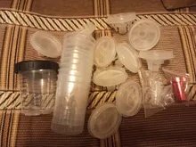 Taza mezcladora de pintura con pistola pulverizadora, taza mezcladora de pintura, 160/400/600/800ml, depósito PPS tipo H/O, taza de medida desechable PPS, 10 Uds.