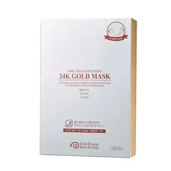 

Fabric mask J & G gold snail Pore Care & moisturizing 24 k gold mask (10 PCs.)