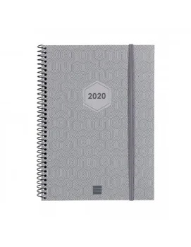 

SPIRAL AGENDA FUTURE LIGHT GRAY WEEK VIEW LANDSCAPE E10 161X212X9 MM 2020 FINOCAM