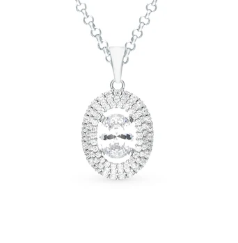 

Silver Pendant with cubic zirconia sunlight sample 925