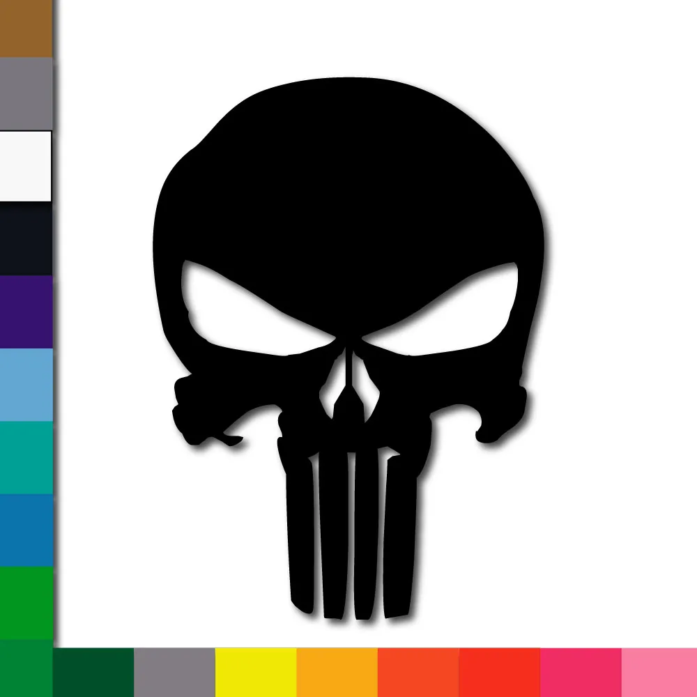 X2 УПАКОВКА высококачественный виниловый Каратель (настраиваемый) для автомобиля