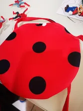 Crossobody-Bolsos de hombro para mujer, morrales femeninos a la moda, con bonitos dibujos de mariquita milagrosa, tipo mensajero