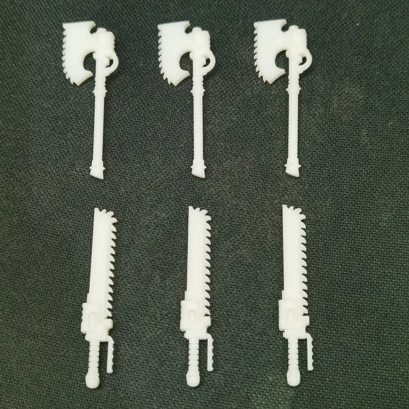 

Совместим с mega bloks Warhammer chainsword Power axe, 3D принт, игрушечное оружие
