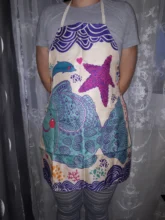 Housewife Apron Chef Cooking Men Kitchen Waterproof Home-Textile Women Cotton Fish Linen