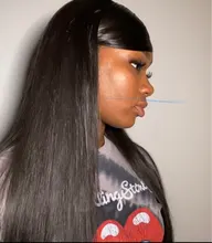 Extensiones de cabello humano liso brasileño, 1/3/4 Uds., extensiones de cabello Natural/negro azabache, extensiones de cabello humano Younsolo