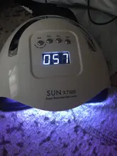 Sol X7MAX UV secador de uñas LED/180/120W esmalte de Gel lámpara de curado con Sensor de moviminento LCD Pantalla de secado rápido de Gel UV herramienta para manicura