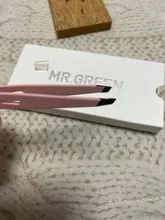 MR.GREEN-Pinzas para cejas, extractor de pelo fino de Belleza del cabello de colores, pinzas para cejas inclinadas de acero inoxidable, herramientas de maquillaje para eliminación