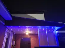 String Light Decorative Led-Curtain Stage Christmas Garden Outdoor Icicle Led Party Waterproof