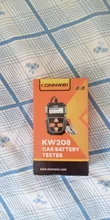 KONNWEI-probador Digital de batería de coche, herramienta de prueba de capacidad de batería automotriz, KW208, 12V, 100-2000CCA