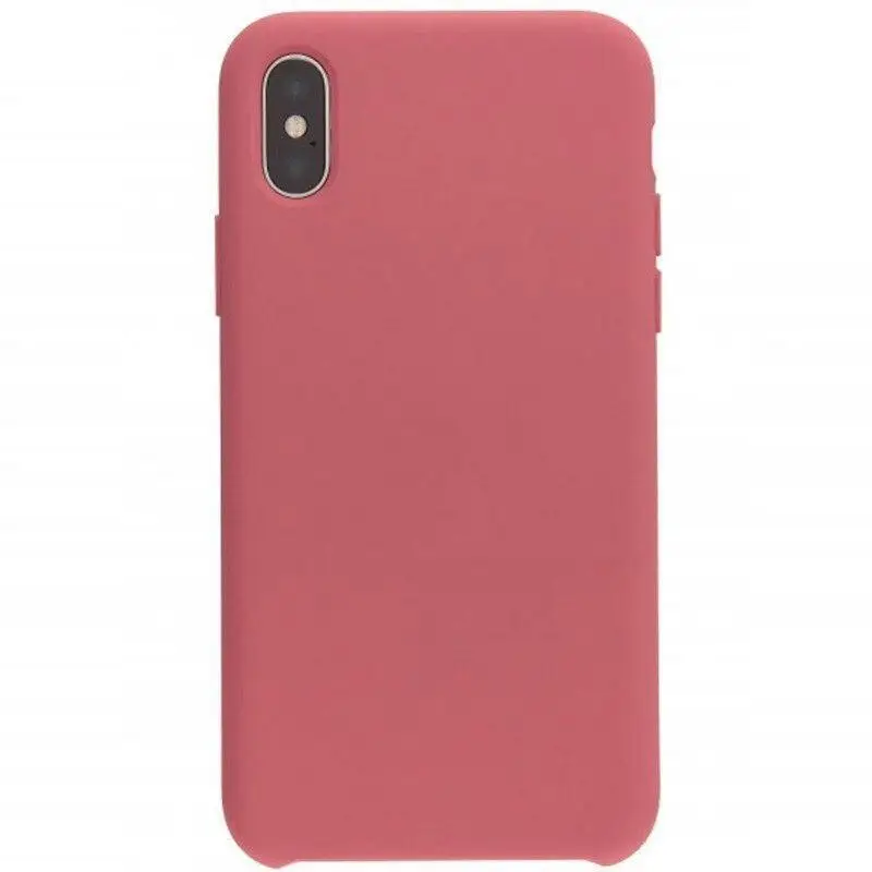 Чехол Silicone для iPhone X/XS Overlay (бордовый) | Мобильные телефоны и аксессуары