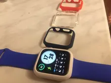 Matte-Protective-Case Cover Hard-Shell Iwatch Frame Bumper 40mm Series 42mm 44mm Fashion